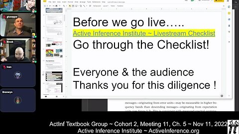 ActInf Textbook Group ~ Cohort 2 ~ Meeting 11 (Chapter 5, part 2)