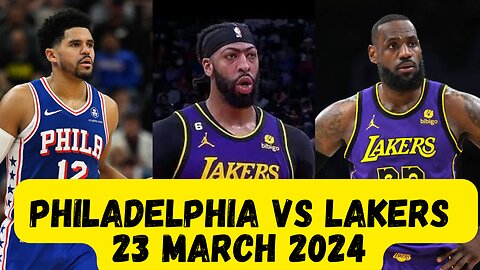 LeBron James & Anthony Davis Dominate: Lakers vs. Sixers Game Highlights