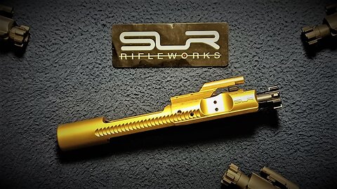 SLR RIFLEWORKS, SLR Premium BCG 5.56, early vintage TiN coating by NITRID3 SYST3MS