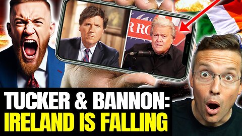 Tucker, Bannon BLOW Doors Off Migrant CRIME SURGE in Ireland | Conor McGregor for PRESIDENT? 🇮🇪