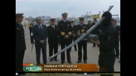 Ceremonial launch of the Portuguese Navy drone