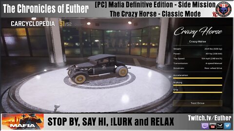 ▶️ [PC] Mafia Definitive Edition - Side Mission: The Crazy Horse - Classic Mode