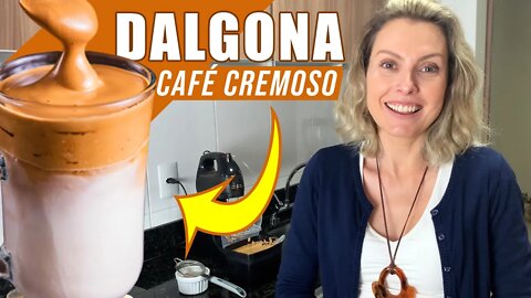 CAFÉ CREMOSO ☕ - DALGONA COFFEE - A RECEITA VERDADEIRA