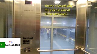 The worst elevator leveling on YouTube! The elevators at the Wonderland T Station in Revere, MA
