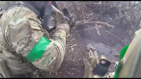 POV of AFU soldiers engaging Russian troops near Bakhmut, didn’t go so well for the green armbands