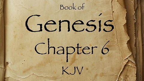 KJV, Bible, Genesis, Chapter 6