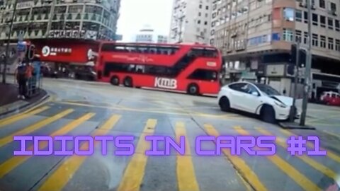 Idiots In Cars | Bad Driving Fails Compilation #1