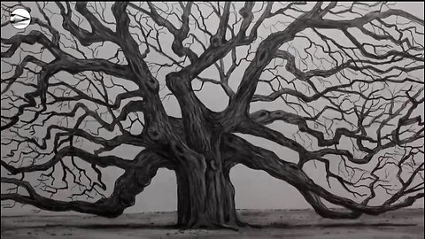 HOW TO DRAW AN OLD OAK TREE NARRATED STEP BY STEP