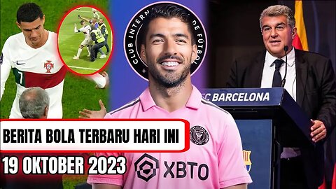 Berita Bola Terbaru,🤔Akhirnya Luis Suarez Reuni Dengan Lionel Messi,😡Ronaldo Pitch Invaider,