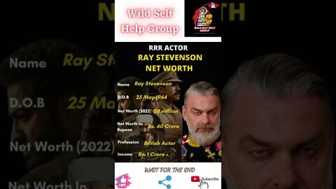 🔥RRR- Actor Ray Stevenson Net Worth🔥#shorts🔥#wildselfhelpgroup🔥4 April 2022🔥