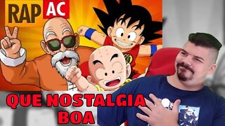 REACT RAP Anime Sinta o Kamehameha (Dragon Ball) Goku Mestre Kame e Kuririn) - MELHOR DO MUNDO