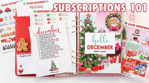Paper & Glam Subscriptions 101 🎄✨
