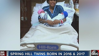 Spring Hill twins born in two different years