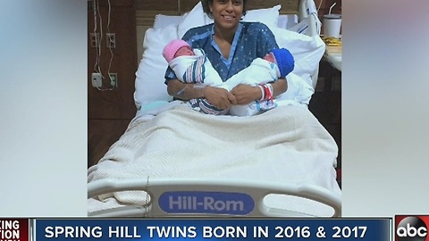 Spring Hill twins born in two different years
