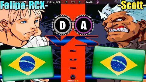 Street Fighter Alpha 3 (Felipe-RCX- Vs. -Scott-) [Brazil Vs. Brazil]
