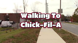 Walking To Chick-Fil-A 🍁