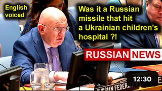 Was it a Russian missile that hit a Ukrainian children's hospital?! NO, IT WAS an UKRAINIAN..