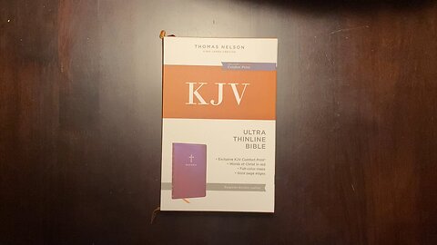 KJV Ultra Thinline Bibles (Thomas Nelson Publishers)(Feb 24, 2024)