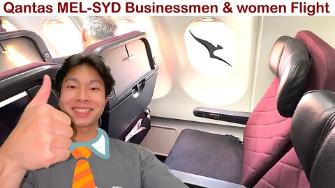 QANTAS A330 Melbourne to Sydney: The Commuter Flight ✈️👔