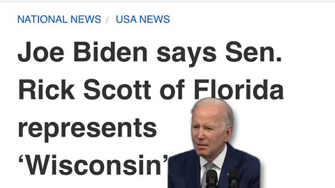 Joe Biden thinks Rick Scott "has a problem"