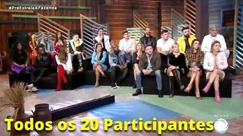 Os 20 Participantes Confirmados Da A Fazenda 14 | Divulgação dos Participantes Na Pré-Estreia!