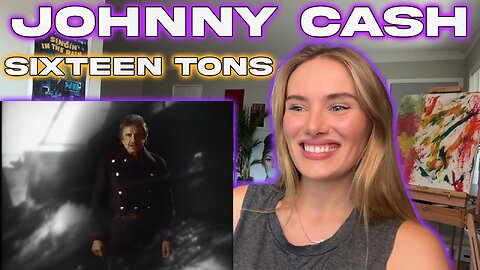 Johnny Cash -16 Tons!! My First Time Hearing!!