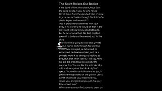 The Holy Spirit Raises Our Bodies