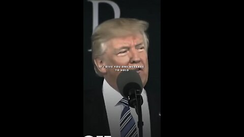 Donald Trump gives motivation speech. Amazing