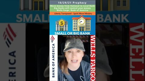 Big Banks to steal your money prophecy - Spirit Move Ministry 10/29/21