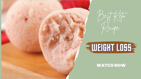 Keto Strawberry Cheesecake Balls | Fat Loss | Low Calories