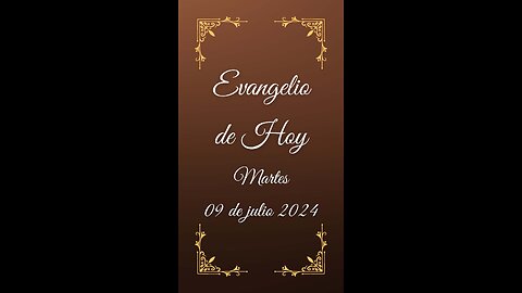 🟠EVANGELIO DE HOY 🎬🎙 Mt (9, 32-38) 09/07/2024 MARTES