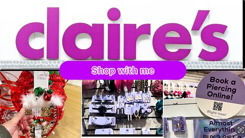 Claires haul| Claires shop with me 2023| come shop with me