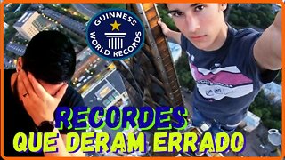 RECORDES QUE DERAM ERRADO #guinnessbook #curiosidades #vocesabia #recordmundial #deuruim