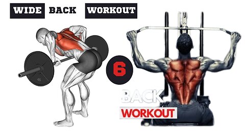 Best 6 Wide Back Exercises | Massive Back Workout | Back Workout At Gym - Being Muscular