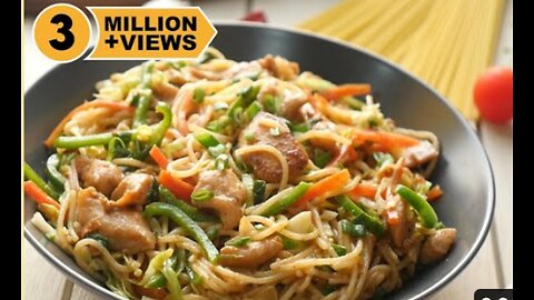 Easy chicken chow Mein recipe