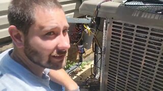 Working on Air Conditioners #compressor #charging #hvac