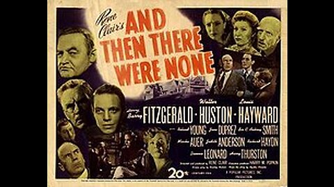 And Then There Were None 1945 AGATHA CHRISTIE