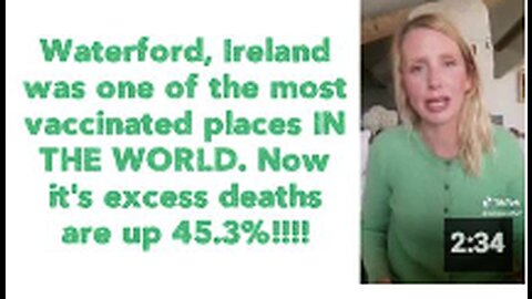 Waterford, Ireland was one of the most vaccinated places IN THE WORLD.