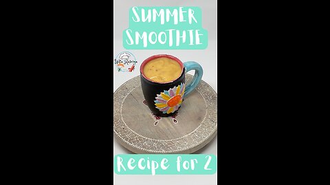 To help you get over that Cruel Summer 😉 Vegan Weight-Loss Tropical Smoothie 🥭🍑🥤