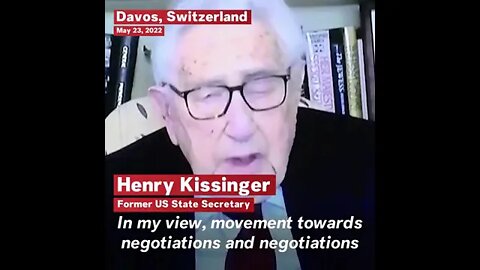 Henry Kissinger: Ukraine Should Give Up Territory to Russia to Reach Peace