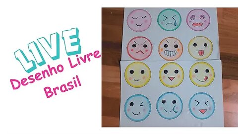 Como Desenhar Emojis #live #desenhokawaii