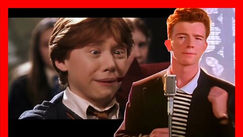 Weasley's got himself a Howler | Ron gets Rick Rolled Funny Meme