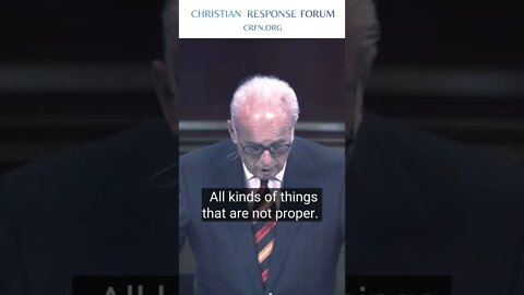 John MacArthur - The consequences of a culture of insanity - Christian Response Forum - #shorts