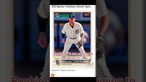 Rookie SPs coming to 2022 Topps Series 2!