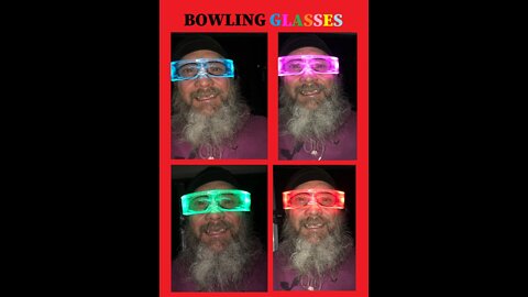 FunBallBowler goes FLASHY light up in all colors bowling glasses.