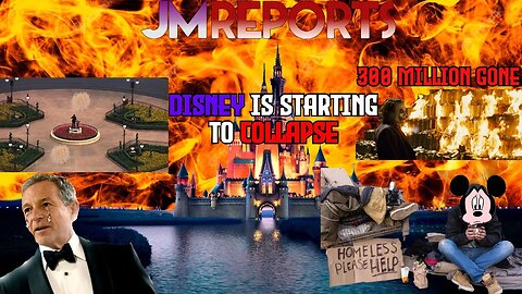 Disney in SHAMBLES parents REFUSE to attend parks & woke movies lose 300 million Disney in trouble