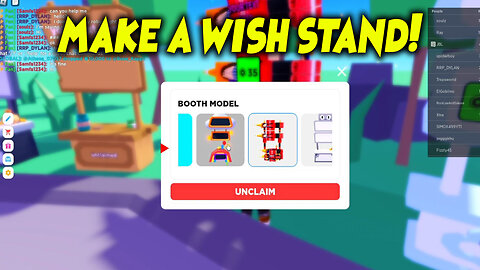 How To Get Make A Wish Stand In Pls Donate