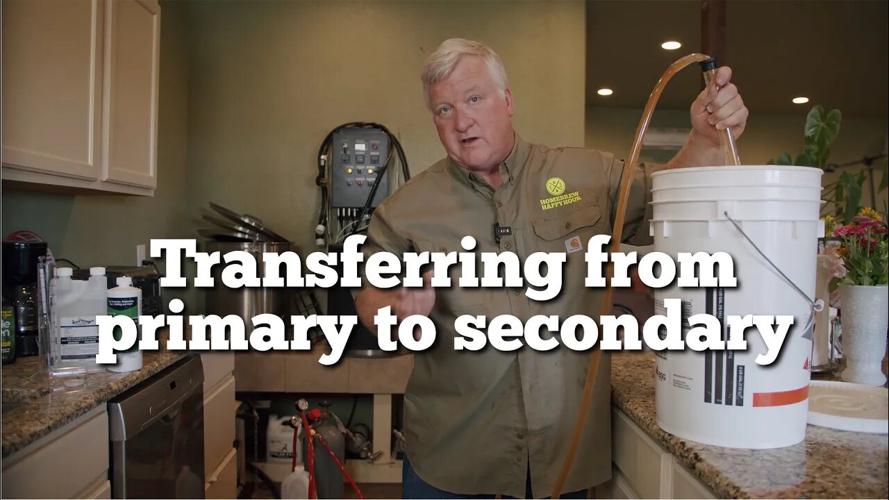 Brewday How to Brew Beer at Home! Transferring from Primary to