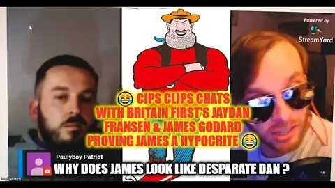 😵 Britain First's Jayda Fransen , James Goddard & cips clips " INTERVIEW" Broke Down 😵