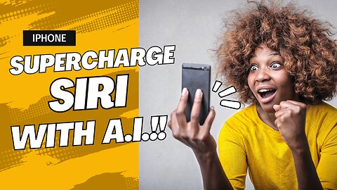 Supercharge Siri with ChatGPT - the world's smartest AI!!